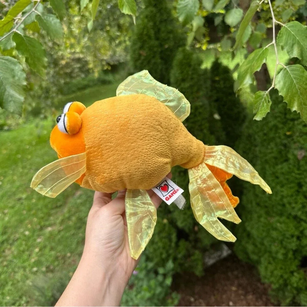 Retired Webkinz Stuffed Orange Goldfish Plush Toy 2008
